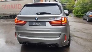 Доработка звука выхлопной системы BMW X5M F85