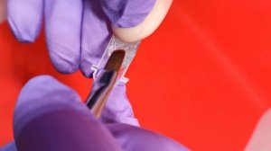 Светоотражающий Polygel. Наращивание на верхние формы.