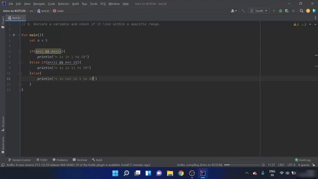 Kotlin Tutorial for Beginners - In expression in Kotlin (With Example)