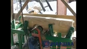 СТАНОК ЧАШКОРЕЗНЫЙ ДЛЯ НАРЕЗАНИЯ ЧАШ В ЦИЛИНДРИЧЕСКОМ БРЕВНЕ ПОД УГЛОМ ОТ 45° ДО 90°