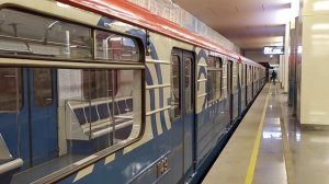 Метропоезд 81-717.5М/714.5М "Номерной- Московский бренд", станция Яхромская. (17.09.2023)