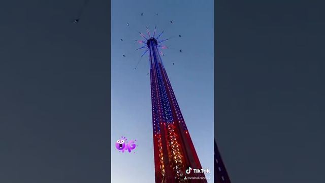 Sky Flyer at Bollywood Park Dubai Worlds tallest Swing ride | Amazing experience