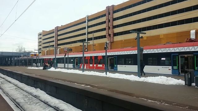 ЭГ2ТВ-029 Иволга 2.0 ЦППК Перекраска МЦД На станции Тушинская смотреть онлайн