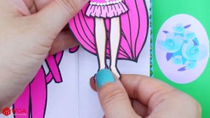 Бумажные Куклы Одеваются - Эльза Превращается В Тиффани - Barbie Story & Crafts