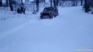 Нива зимой