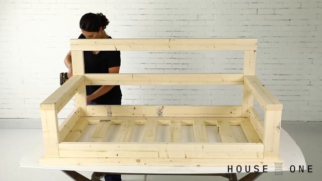 How to Build an Easy DIY Porch Swing | House One смотреть онлайн