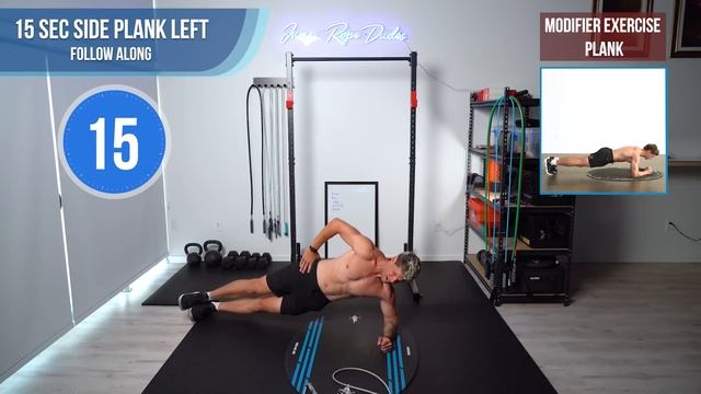 15 Min HIIT Jump Rope Workout смотреть онлайн