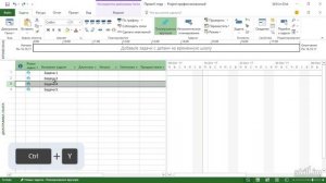 Бесплатный курс по Microsoft Project 2016 Урок 12 Отмена и возврат действий