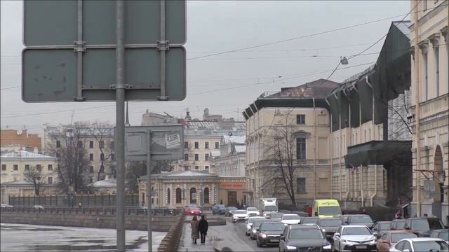 Фонтанка от Аничкова моста до Летнего сада.  Обзор.