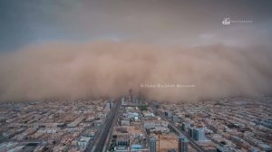 Песчаная буря над Риядом. 26.04.2018 