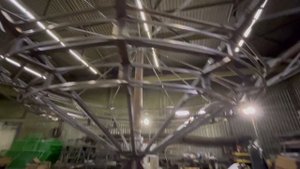 Аттракцион Большая цепочная карусель производство ГК Восток. Санкт-Петербург.