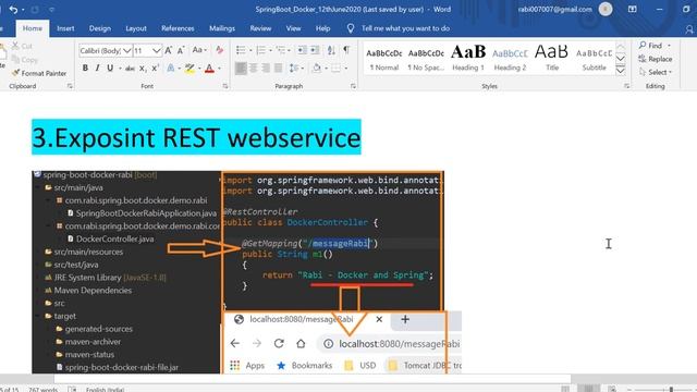Dockerize SpringBoot Application смотреть онлайн