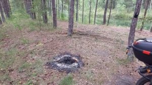 Одиночное мотопутешествие на мопеде Colt. Тульская обл, озеро "Штаны ". ЧАСТЬ-2.