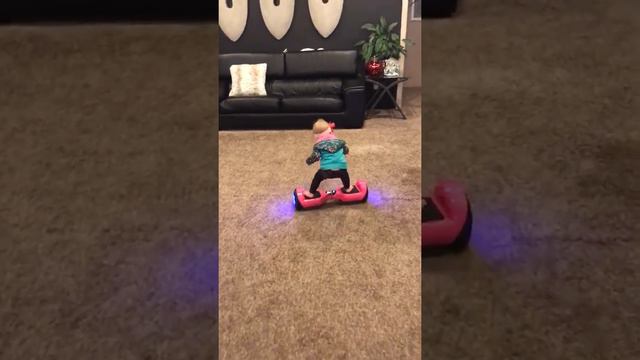 16-Month-Old Hoverboard Baby