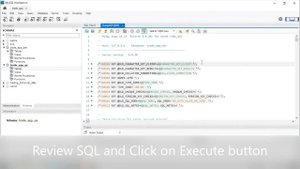 MySQL database SQL import using MySQL Workbench