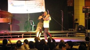 Julio Dupláa and Natacha Poberaj at the Buenos Aires Gran Milonga Nacional 2009