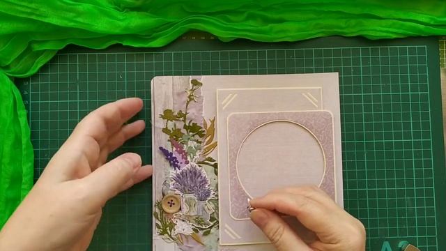 Альбом "Прованс"/оформление разворота/скрапбукинг смотреть онлайн