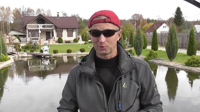 Пруд с водопадом своими руками.Пруд с рыбой.Как сделать пруд своими руками.Пруд на даче. смотреть онлайн