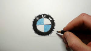 Как нарисовать Логотип BMW