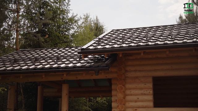 Дом из бревна Корвет / Дом со своим прудом смотреть онлайн