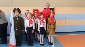 Смотр песни и строя. ГБОУ СОШ 2083, ОП Остафьево,  2"Г". Февраль 2023, 1 место среди 2х классов.
