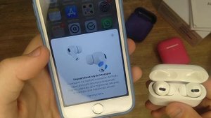 Как подключаются Airpods Pro копия к айфону