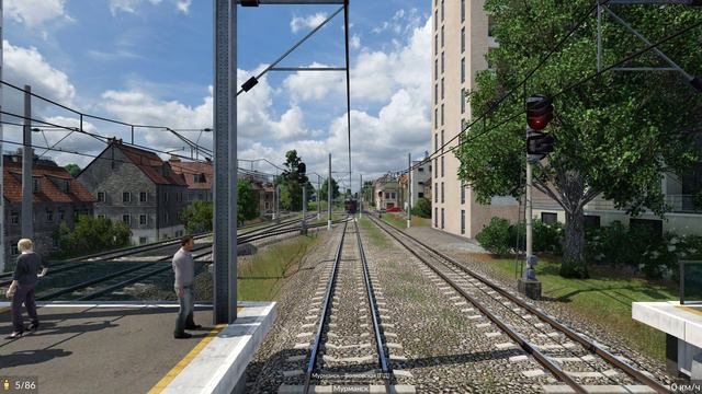 Transport Fever 2 - Сибирия. Поездка на пассажирском поезде по маршруту  