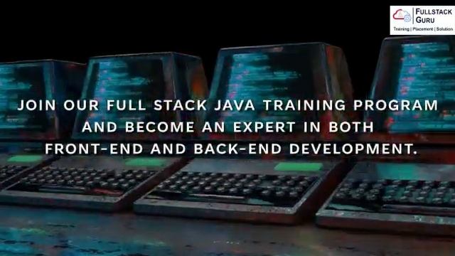 Full Stack Java | Course Details | Fullstack Guru