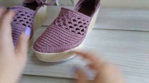 Вязаные босоножки. Вязаная обувь. Обувь крючком. Вязаная обувь на подошве.