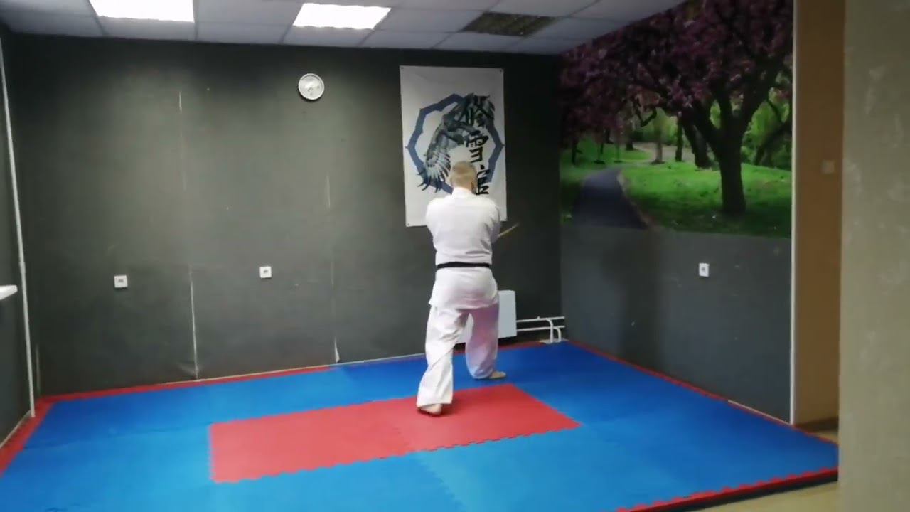 Happo giri - eight sides strike. Aikiken exercise