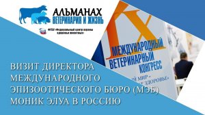 Россельхознадзор принял участие в IX Международном Ветеринарном Конгрессе