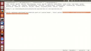 How to process (TSV) Tab Separated value in Spark