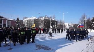 ритуал воинской славы у мемориала Уральскому Добровольческому корпусу (23.02.2021)