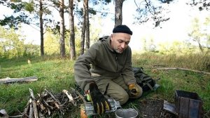 Рыбалка в БАШКИРИИ на спиннинг,супец по быстрому на щепочнице.