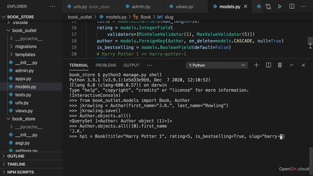 094-Working with Relations in Python Code-opendir.cloud. #pythondjango #education #programmer