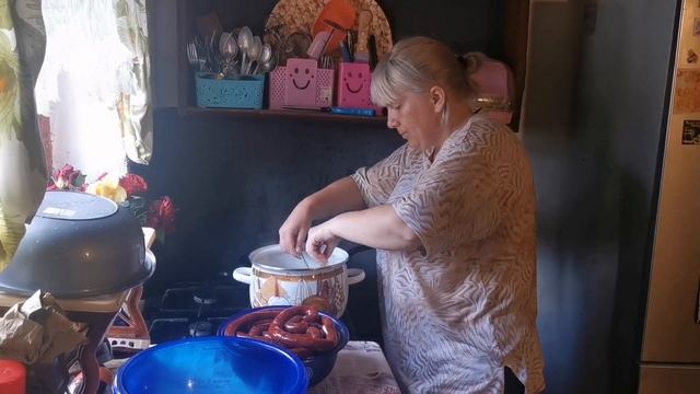 Колбаса кровяная, домашняя. Самый простой рецепт. Сочная и вкусная. смотреть онлайн