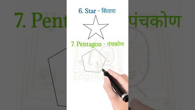 shapes,Circle , Triangle,Square,Rectangle,Moon,star,pantagon,Hexagon,Octagon,Rhombus, Heart, #short