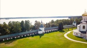 Полёт на mavic pro , в России , на Валдае , храм