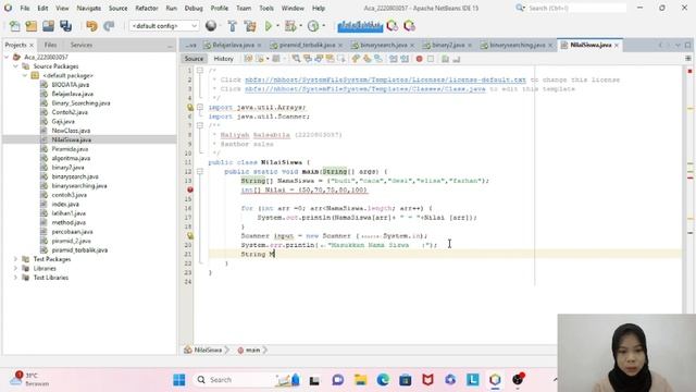Program Java Menampilkan Nilai Siswa Menggunakan Binary Searching смотреть онлайн