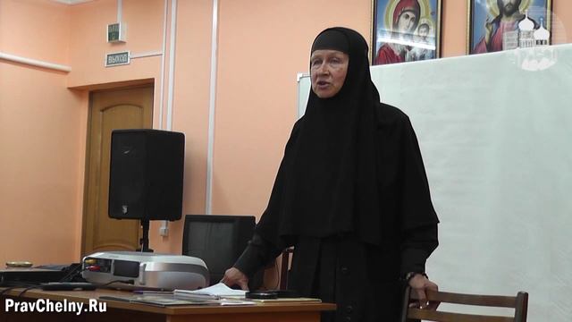 "Живое слово". Лекция монахини Марии (Литвиновой) смотреть онлайн