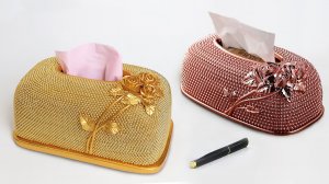 Изготовление коробки для салфеток в домашних условиях.