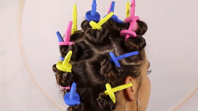 Бигуди для волос/мягкие бигуди ночные для объема/ночные бигуди смотреть онлайн