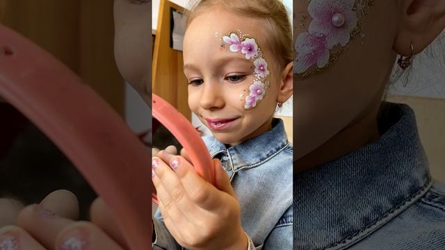 Цветы аквагрим ?