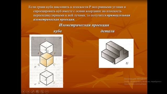 Технический рисунок Изображение детали, выполненное по правилам аксонометрических