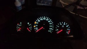 Mercedes w210 пересвет щиток приборов