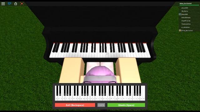 Kawaii-Chan plays ROBLOX Virtual Piano - Fur Eliese смотреть онлайн
