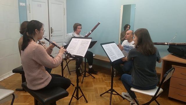 Открытый урок Посикеры А. Н. (МССМШ им. Гнесиных. Духовой ансамбль)