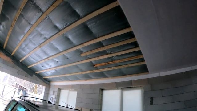 Теплая крыша. Своими руками , на гараж из газоблока. Wild West. Как утеплить крышу?