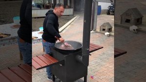 БАРАНИНА в КАЗАНЕ на КОСТРЕ.