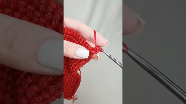 Плотный двусторонний узор для тонкой пряжи и рафии | Вязание крючком смотреть онлайн